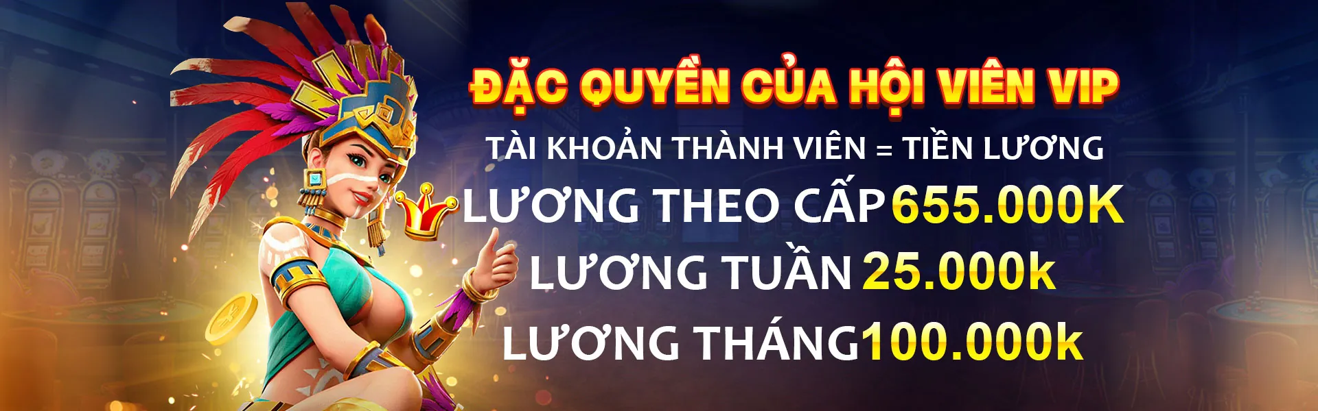 Sòng bạc trực tuyến MCW với bàn chơi sang trọng và ánh đèn rực rỡ